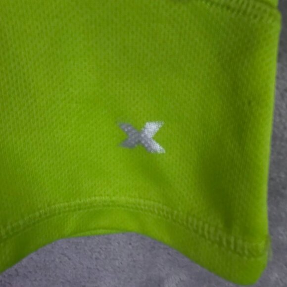 Womens Xersion Green Shirt V Neck Short Sleeve 100% Polyester Size 2X - Picture 3 of 10